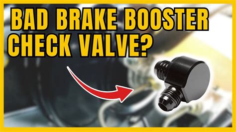 7 Symptoms Of A Bad Brake Booster Check Valve How To Know If Brake Booster Check Valve Is Bad