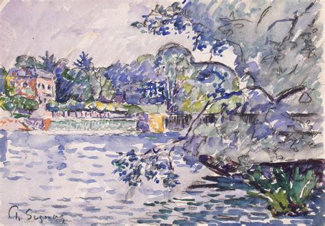 Banks Of The Seine Paul Signac Endless Paintings