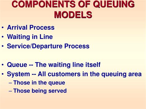 PPT - Queuing Models PowerPoint Presentation, free download - ID:1471006