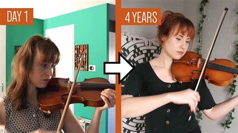 Adult Beginner Violinist 4 Years Progress Video Youtube