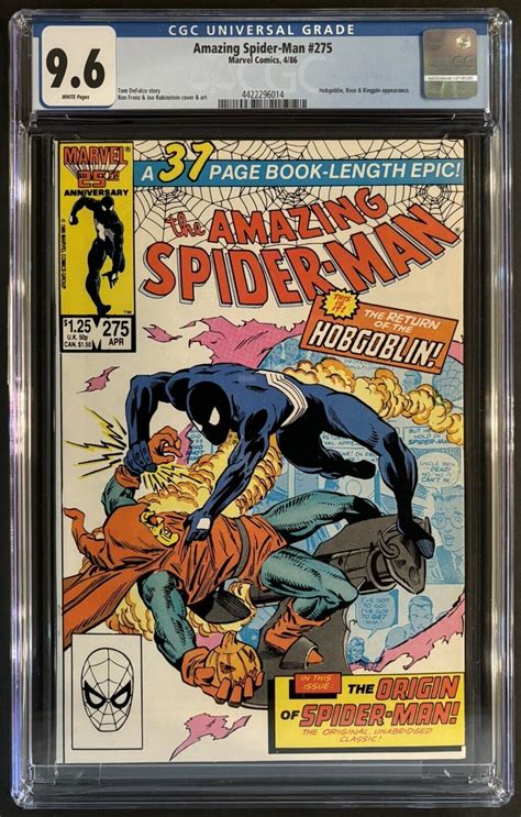 Amazing Spider Man Cgc Wp Marvel Comics April Kingpin