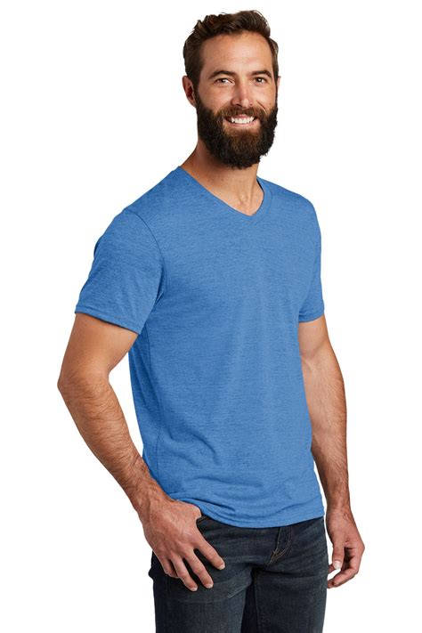 Allmade® Unisex Tri Blend V Neck Tee Specialty T Shirt