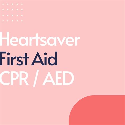 Heartsaver First Aid Cpr Aed Massive Kinetiks Electrical