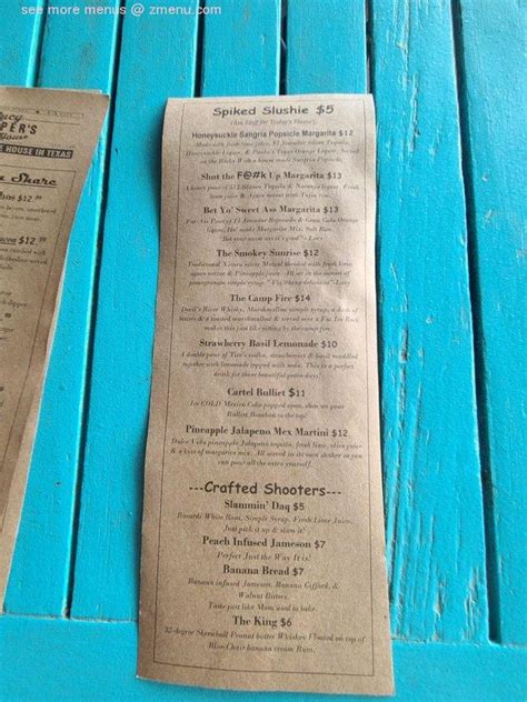 Online Menu Of Lucy Coopers Ice House Restaurant New Braunfels Texas