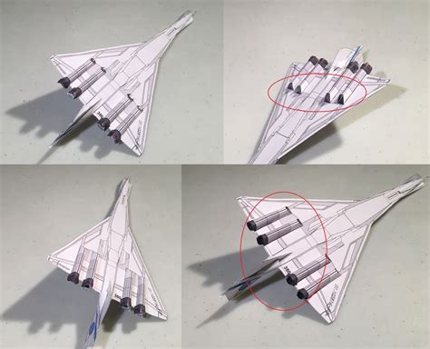 4d Paper Airplane Model Template Model Template Jet Aircraft Artofit