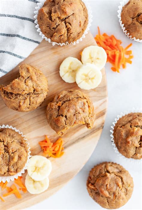 Easy Banana Carrot Muffins Recipe Easy Banana Carrot Muffins Vegan Carrot Muffins