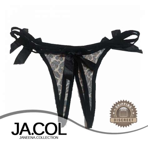 JaCol Sexy Laced Smooth Fabric Seductive Panty Lingerie For Sexy Nights Cheetah Pattern Lazada PH
