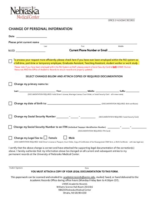 Fillable Online Updating Personal Information Sample Clauses Fax Email