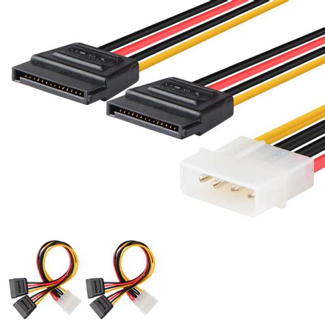 Mua J D Pin Molex To Dual Sata Power Y Cable Adapter Pack Pin