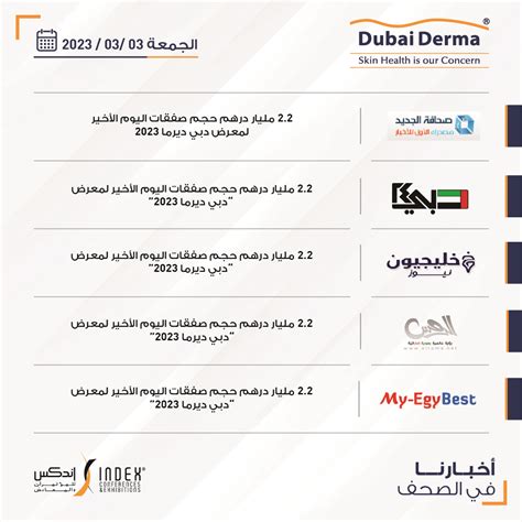 Dubaiderma On Twitter Dubaiderma2023 On The Press The 22nd Edition