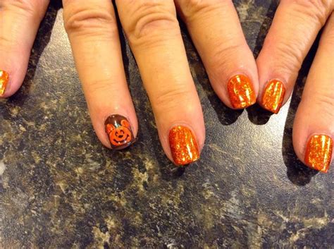 The Things I Love October Nail Art Disney Halloween Nails Nail Art