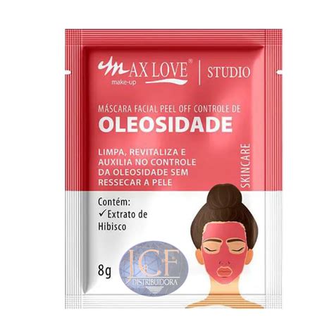 Max Love Mascara Facial Sachê Controle de Oleosidade Peel Off 60