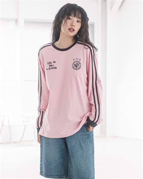 MUSINSA HAVISM LLF UNIFORM L S TEE PINK