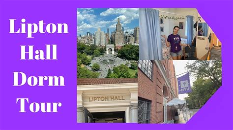 Nyu Lipton Hall Freshman Dorm Tour Triple Studio Youtube