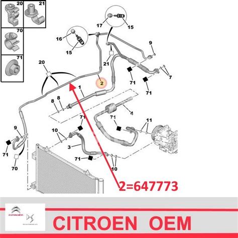 Przew D Klimatyzacji Citroen C Iii C V Peugeot Dolny Od