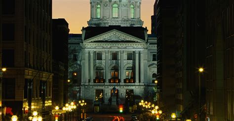 indiana-state-capitol-building-at-dusk - Indiana Pictures - Indiana ...