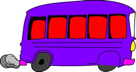 Purple Bus Clip Art at Clker.com - vector clip art online, royalty free ...