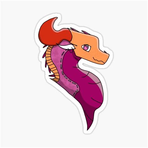 Lesbian Pride Dragon Sticker For Sale By Nrdytfling Redbubble