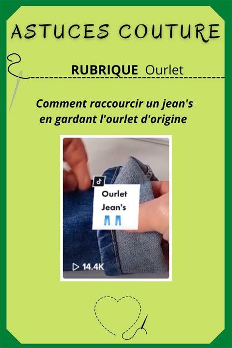 Comment Raccourcir Un Jean S En Gardant L Ourlet D Origine Playbill