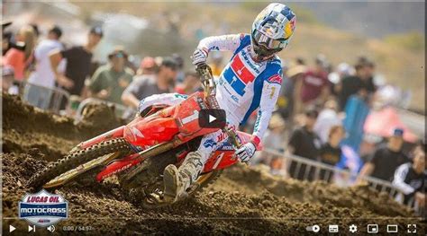 MOTOCROSS US Fox Raceway les vidéos intégrales 450 et 250MX Mototribu