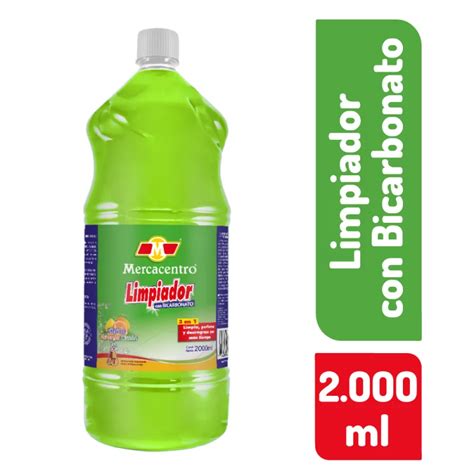 Limpiador Mercacentro Bicarbonato Limón X 2000 Ml