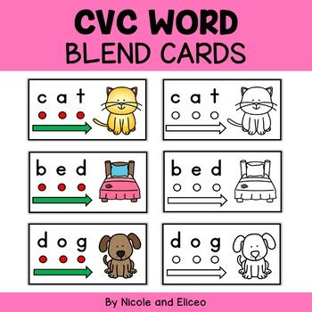 Phonics Blend Cards Bundle By Nicole And Eliceo TpT