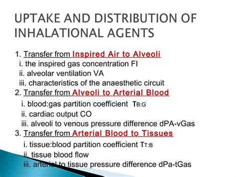 Inhalational Anesthetic Agents Ppt