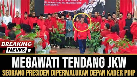 Mengejutkan Megawati Tendang Jokowi Dari Pdip Youtube