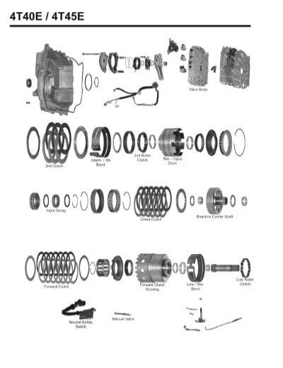 4t40e Transmission Expanded View Diagram