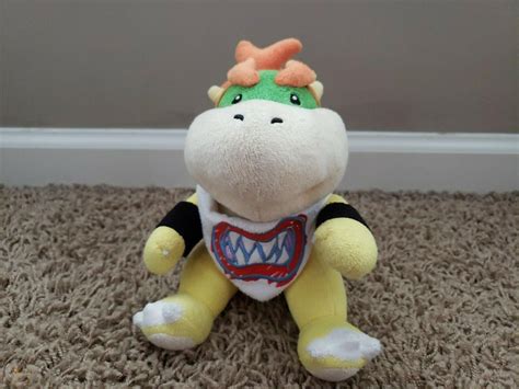 Rare Sanei Official Bowser Jr Plush