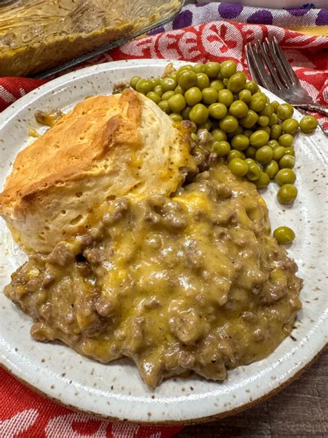 Easy Ground Beef Casserole With Biscuits Back To My Southern Roots