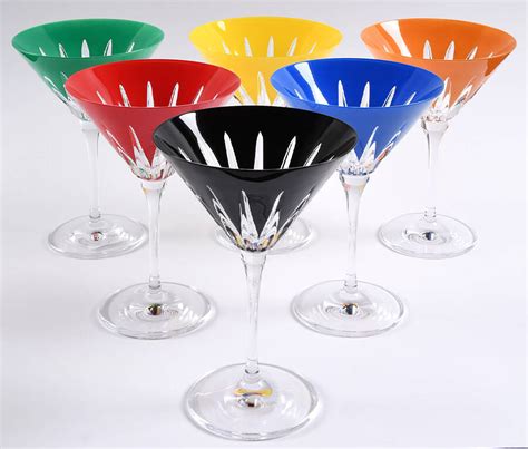 New Year Fireworks Set Of 6 Colors Martini By Waterford Crystal Replacements Ltd