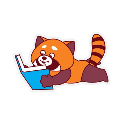 Free Customizable Red Panda Stickers | DocHipo