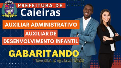 Gabaritando Caieiras Auxiliar Administrativo E Agente De