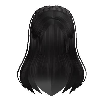 Soft Braided Bandana Tucked Hair Black Roblox Item Rolimon S