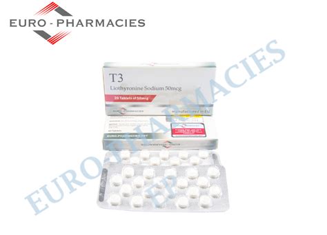 Cytomel T3 50mcg Tab 20 Tab Euro Pharmacies STERO Is