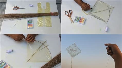 Mome Plastic Bag Kite Making And Kite Flying Tutorial How To Make A