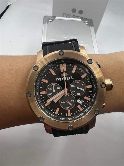 Tw Steel Ts5 Grandeur Tech Chronograph Watch Mens Fashion Watches
