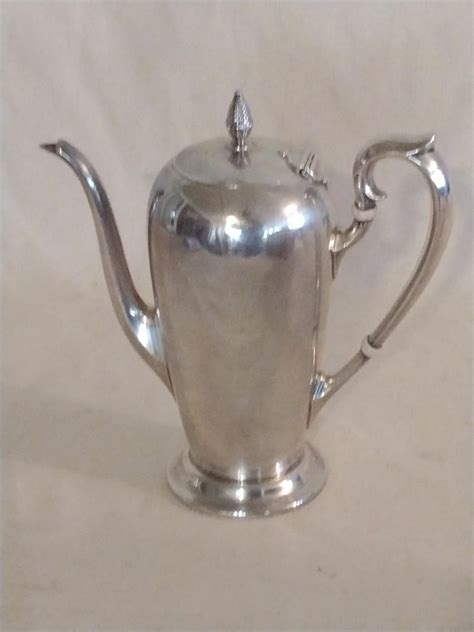 Vintage J E Caldwell Sterling Silver Coffee Pot 503 Grams