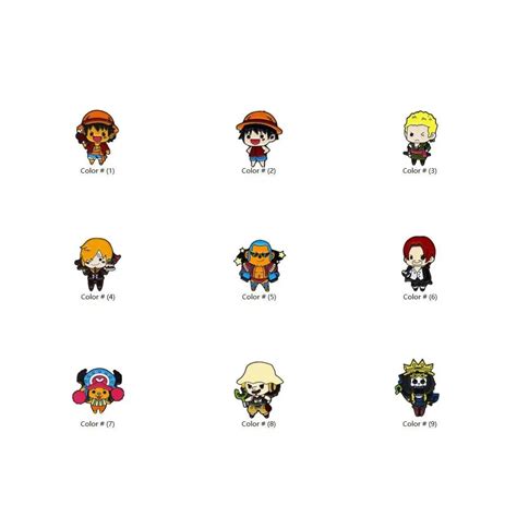 One Piece Cartoon Enamel Lapel Badge Brooch Luffy Boa Hancock Sabo