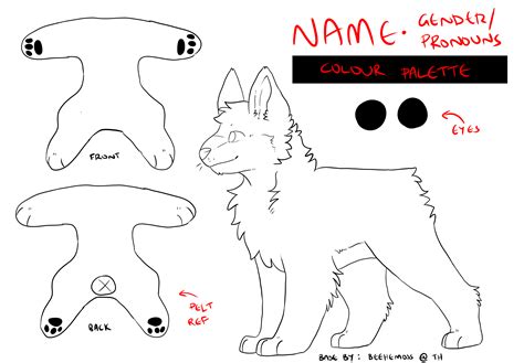 Ref Sheet Bases On Toyhouse