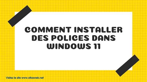 Comment Installer Des Polices Dans Windows