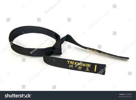 Taekwondo First Degree Black Belt Stock Photo 1108009 Shutterstock