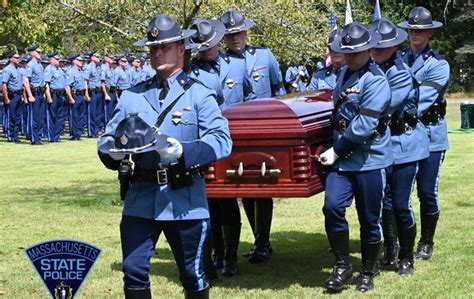 Massachusetts State Police lay trooper to rest who died suddenly – Fall ...