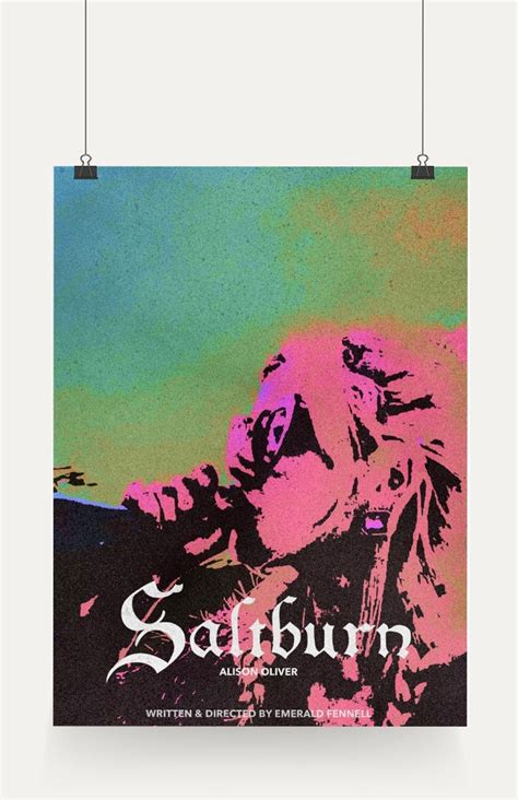 Saltburn Movie Poster Digital Download Alison Oliver Etsy