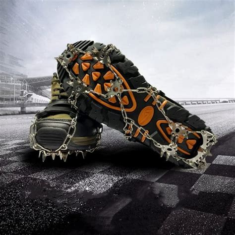 Ice Cleats for Hiking Boots and Shoes, Non Slip Stainless Steel Boot ...