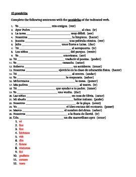 Ir A Infinitive Quiz Answer Key High School Math Worksheets With