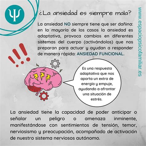 Lo Que Debemos Saber Sobre La Ansiedad Espacio Psicofamiliar