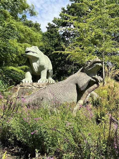 Got to visit the Crystal Palace dinosaur exhibit when I was in London ...