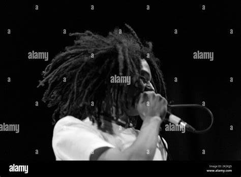 Rasta Hair Singer Performing Live On Stage Stock Photo Alamy
